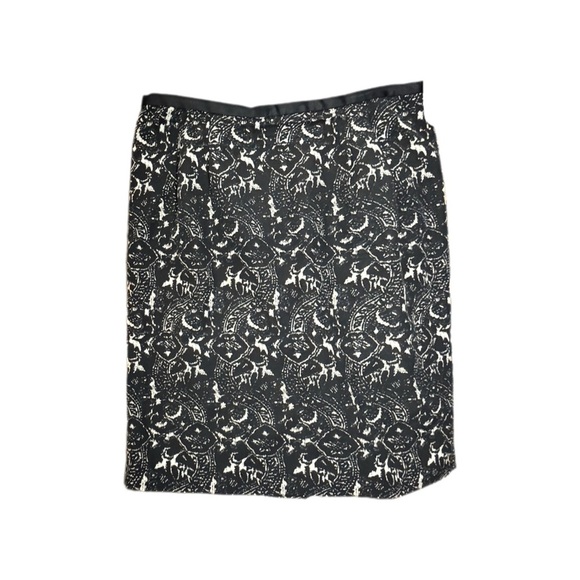 Talbots Elegant Black and White Pleated Skirt - Picture 1 of 3